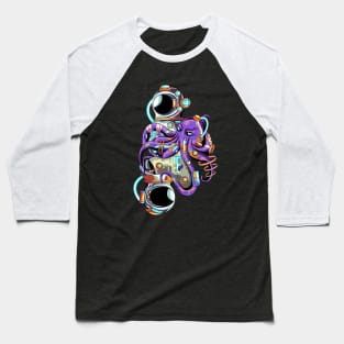 octopus space astronaut Baseball T-Shirt